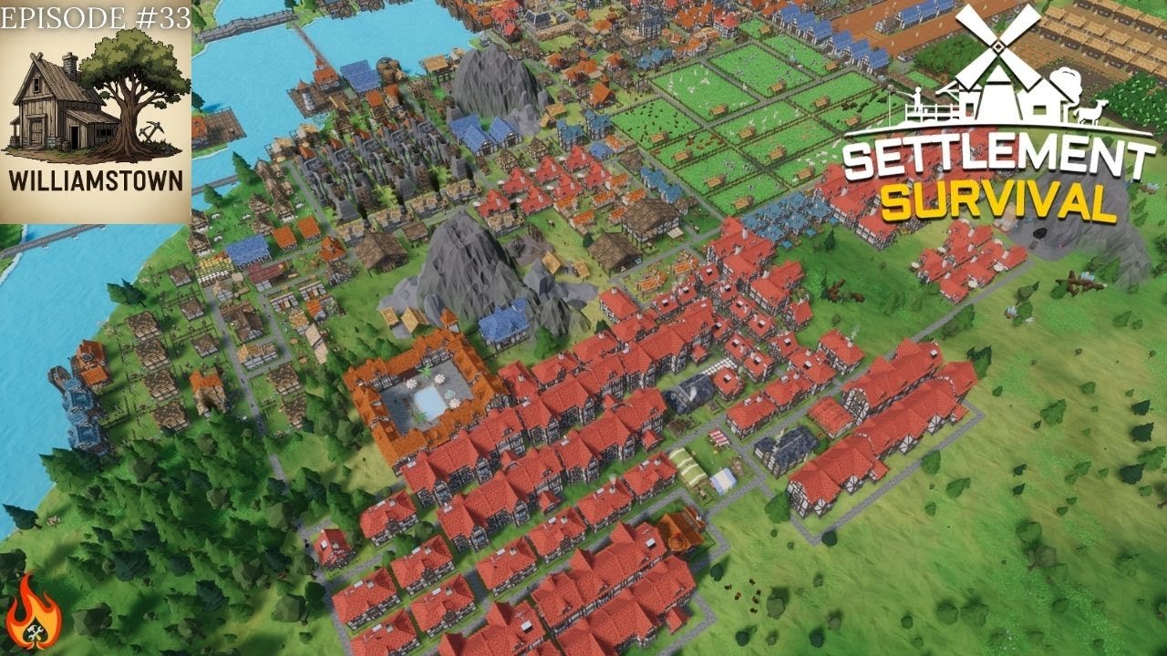 Settlement Survival: The PERFECT City Layout! (Aesthetic & Efficient)