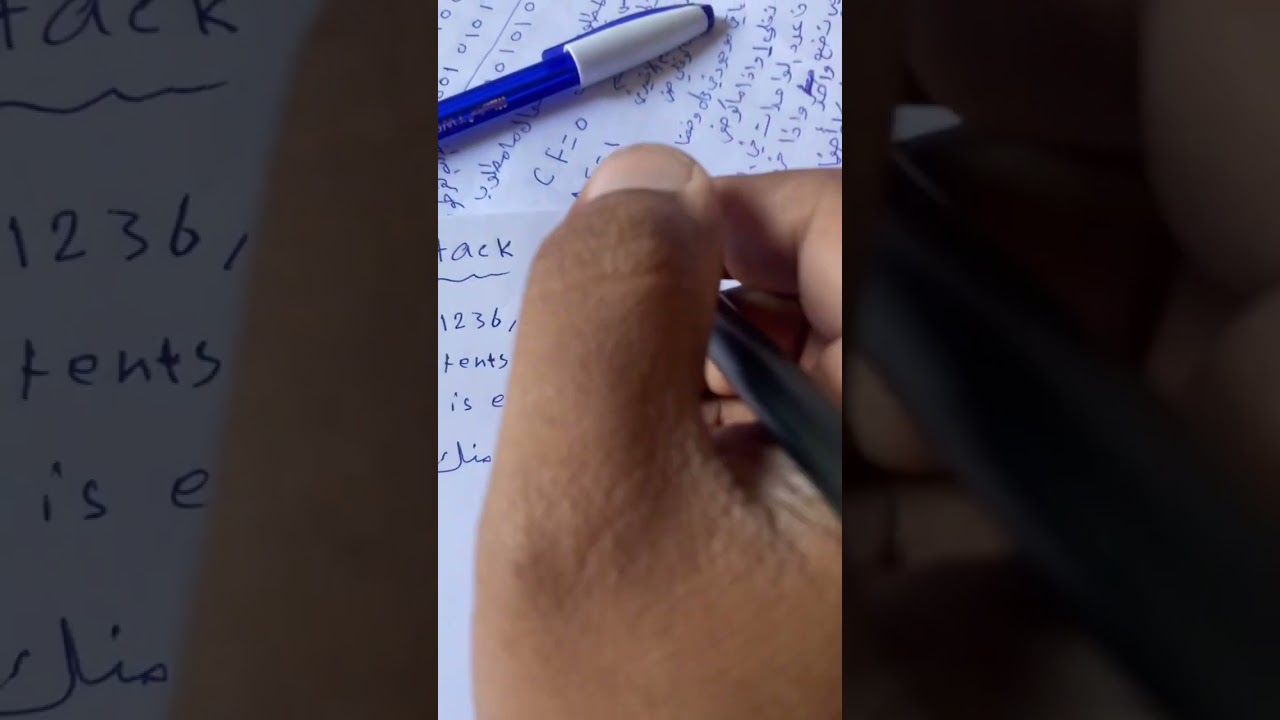 هندسة تقنيات الحاسوب مرحلة رابعة مادة تكنلوجيا الحاسوب شرح موضوع push