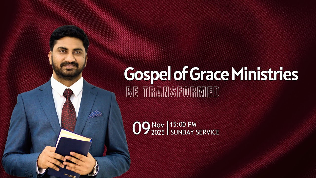 Sunday Service |Gospel of Grace Ministries - DUBAI |Pastor Anush Paul| 09th Nov 2025