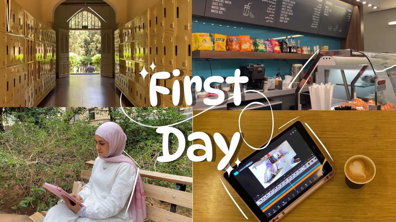 First Day at Uni | أوّل يوم بالعام الدّراسي الجديد - بداية جديدة 🏫🌻