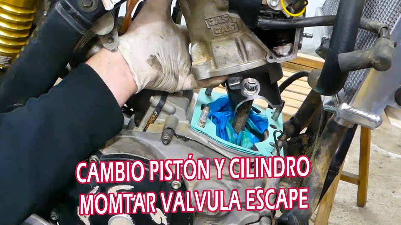 Cambio de CILINDRO - PISTÓN  moto 125 250 300 2t Gas Gas Ec