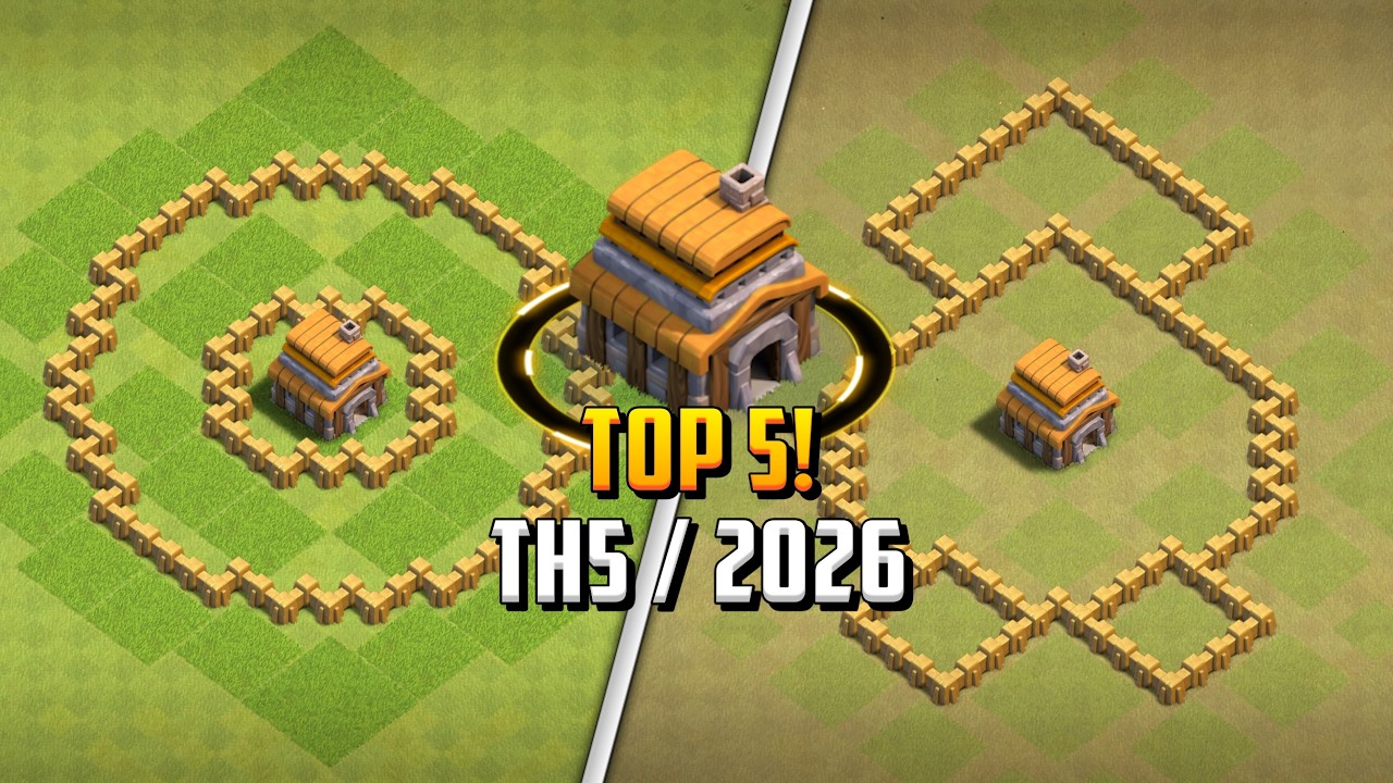 TOP 5! Town Hall 5 (Th5) Base Layout + Copy Link 2026 | Clash of Clans