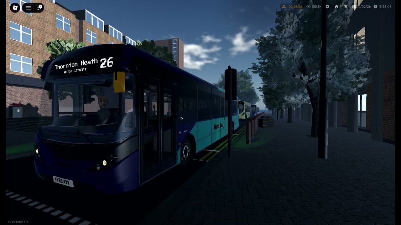 Neno Bus route 26 convoy leaving parchmore road a lot of neno bus buses feauring 6 of our buses