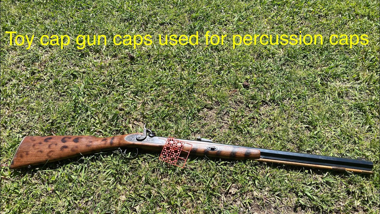 Using toy cap gun caps for percussion caps