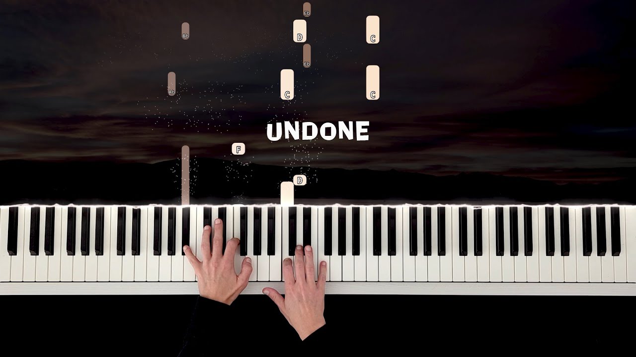 Undone Angus MacRae Piano Cover Piano Tutorial Relaxing Piano Music