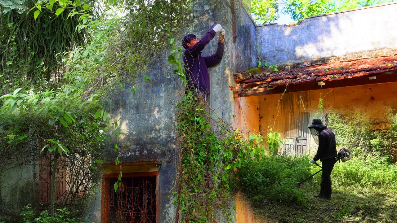 Quickly clean up the abandoned house of the 90-year-old man. Free of charge.
