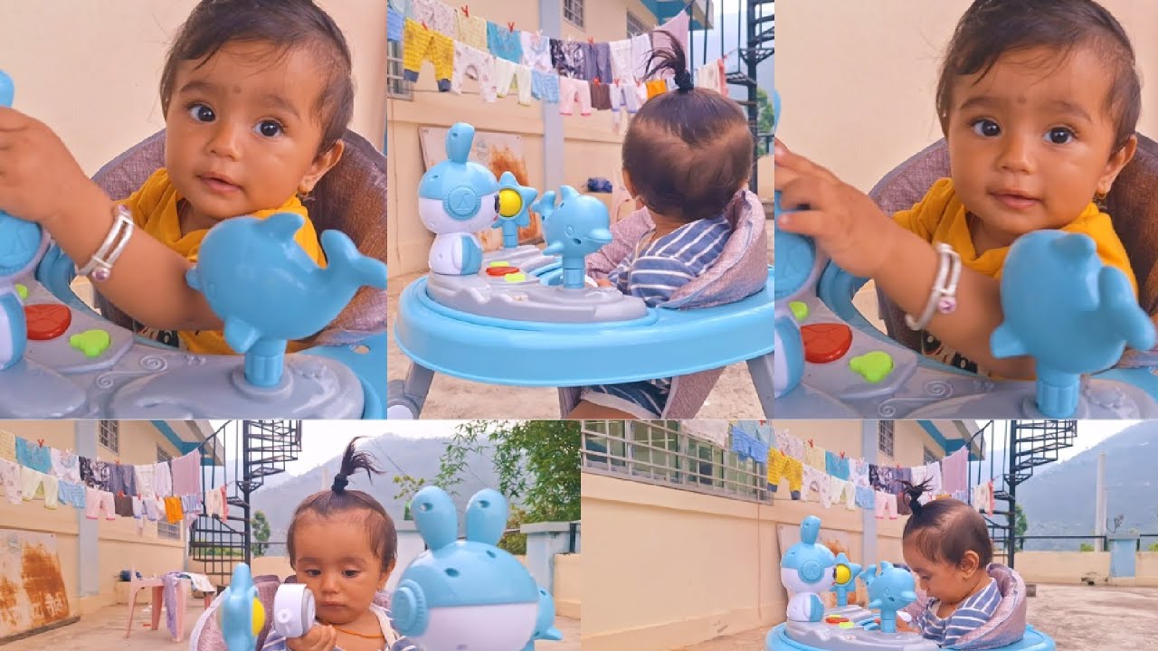 baby walker\\9 month running My baby activity 🤩😍❤️😘
