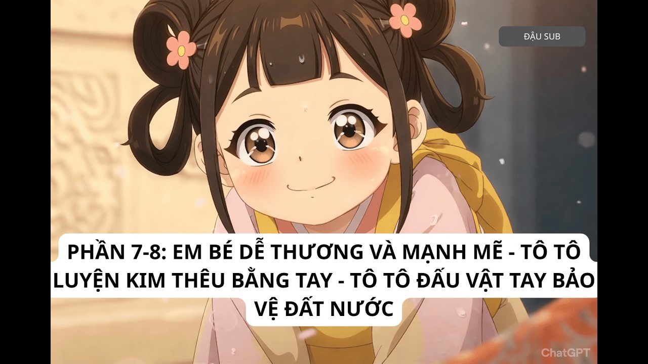 Phần 7-8: Em bé dễ thương và mạnh mẽ - Tô Tô luyện kim thêu bằng tay || ĐẬU SUB