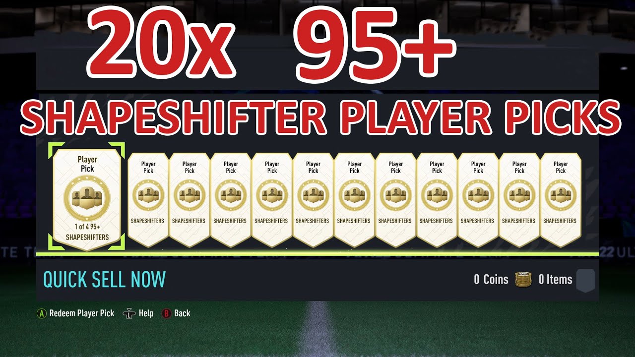 20x 95+ Shapeshifter Player Picks