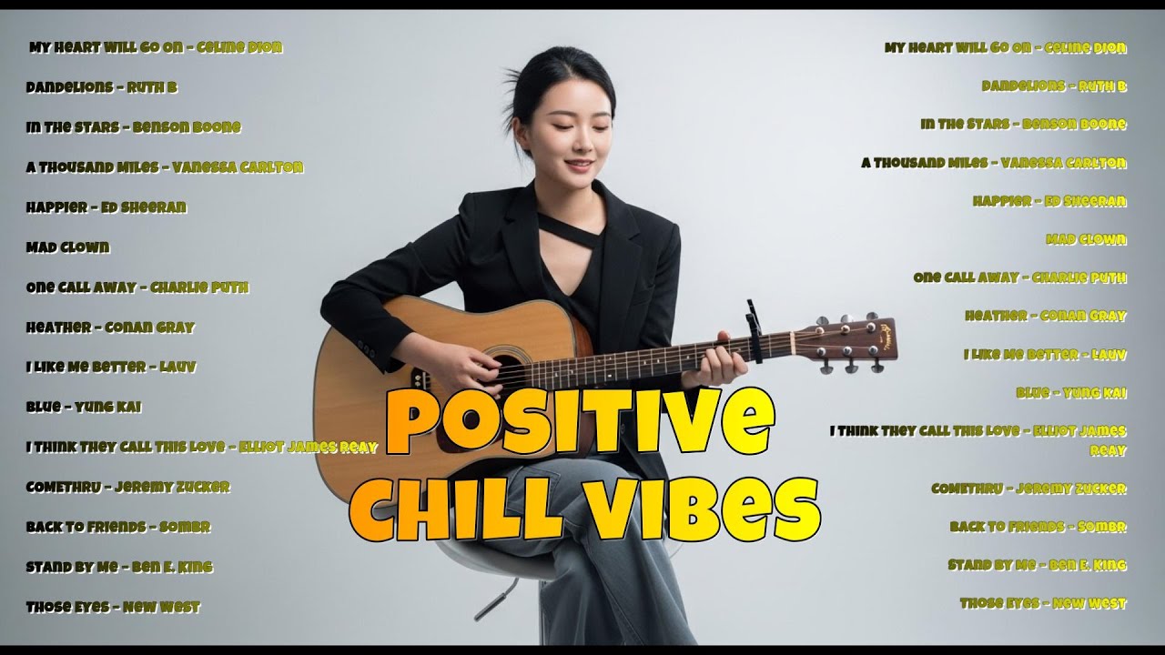Top 100 Hits English Songs Playlist 2026✨|| Best Acoustic Music -- Positive Vibes MusiK|Blue,Happier