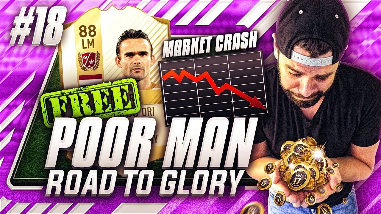 MARKET CRASH ADVICE AND FREE LEGEND OVERMARS!? Poor Man RTG #18 - FIFA 17 Ultimate Team #PMRTG