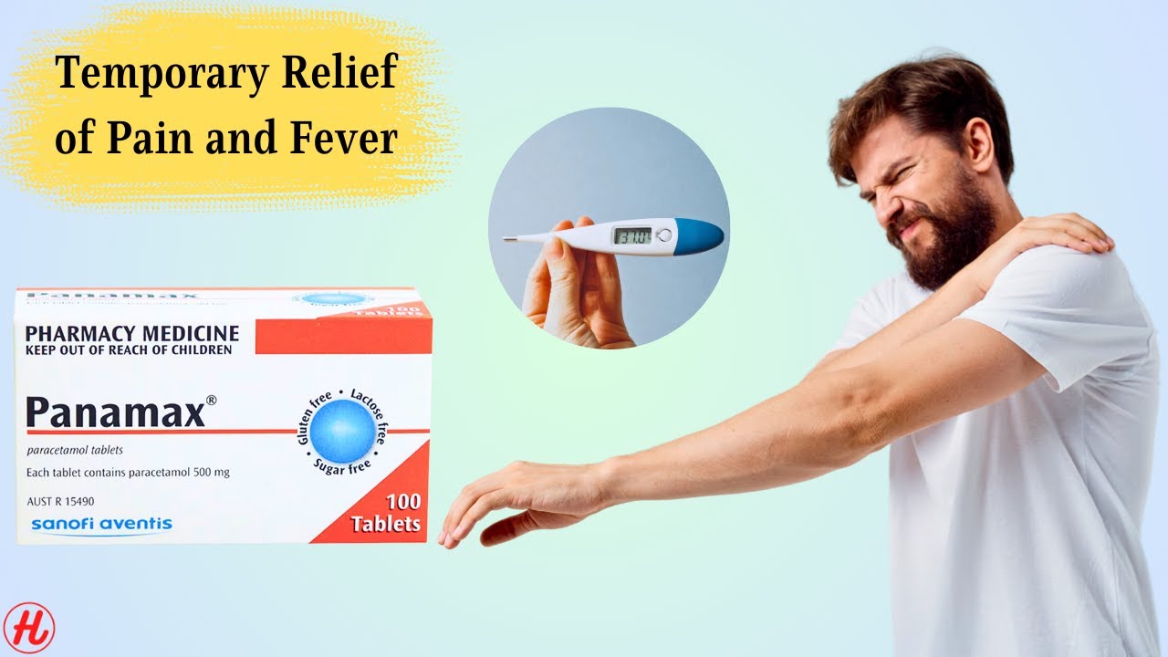 Panamax Paracetamol Tablets for The Temporary Relief of Pain and Fever