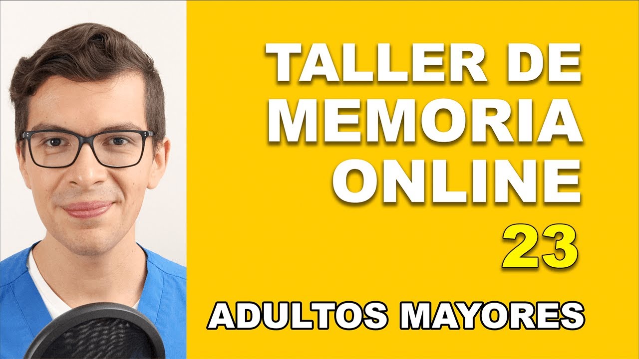 Ejercicios COGNITIVOS para Adultos Mayores | Taller de MEMORIA ONLINE | No. 23