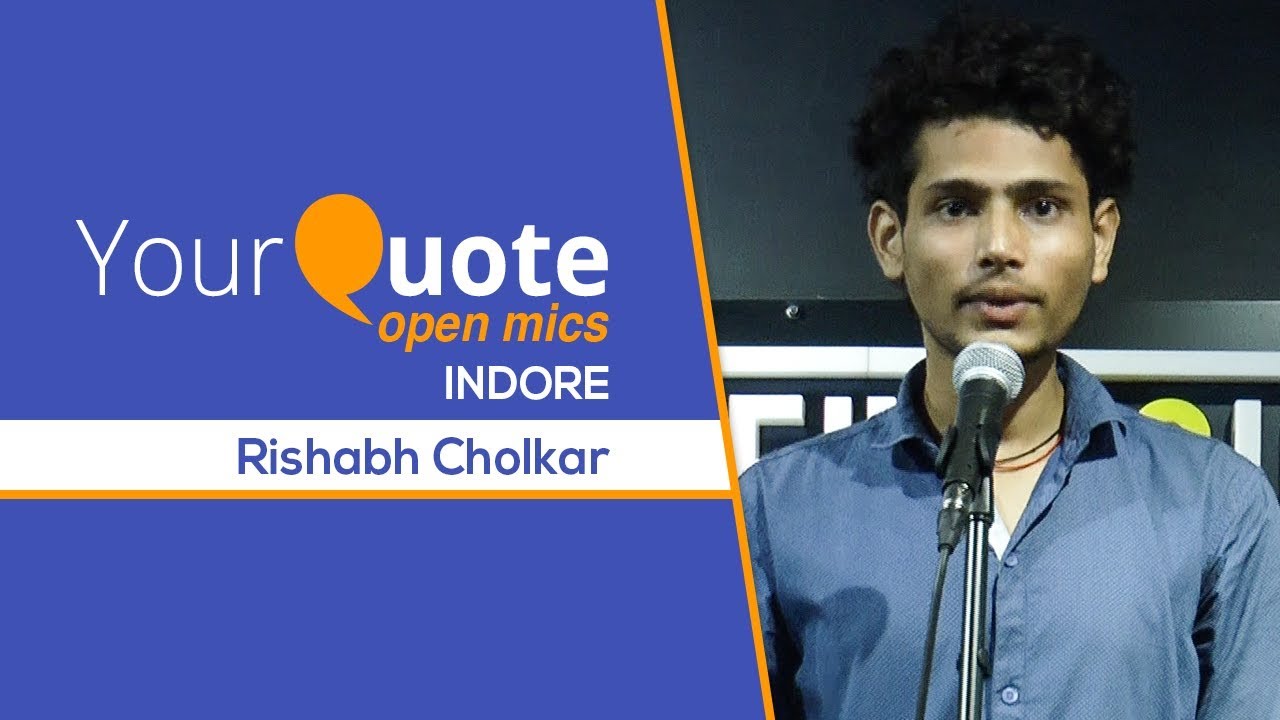 'Ek Nanhi Si Pari' by Rishabh Cholkar | Hindi Poetry | YQ - Indore (Open Mic 7)