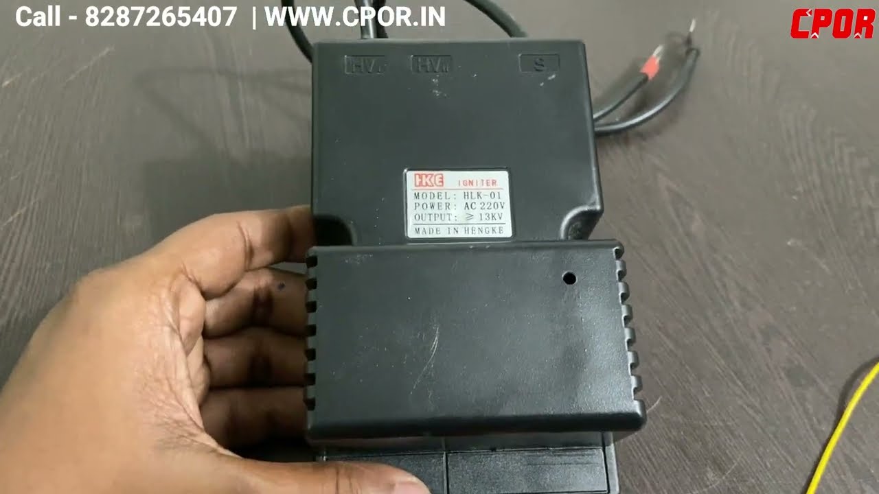 Gas pizza oven lighter or igniter box - Gas pizza oven spare part