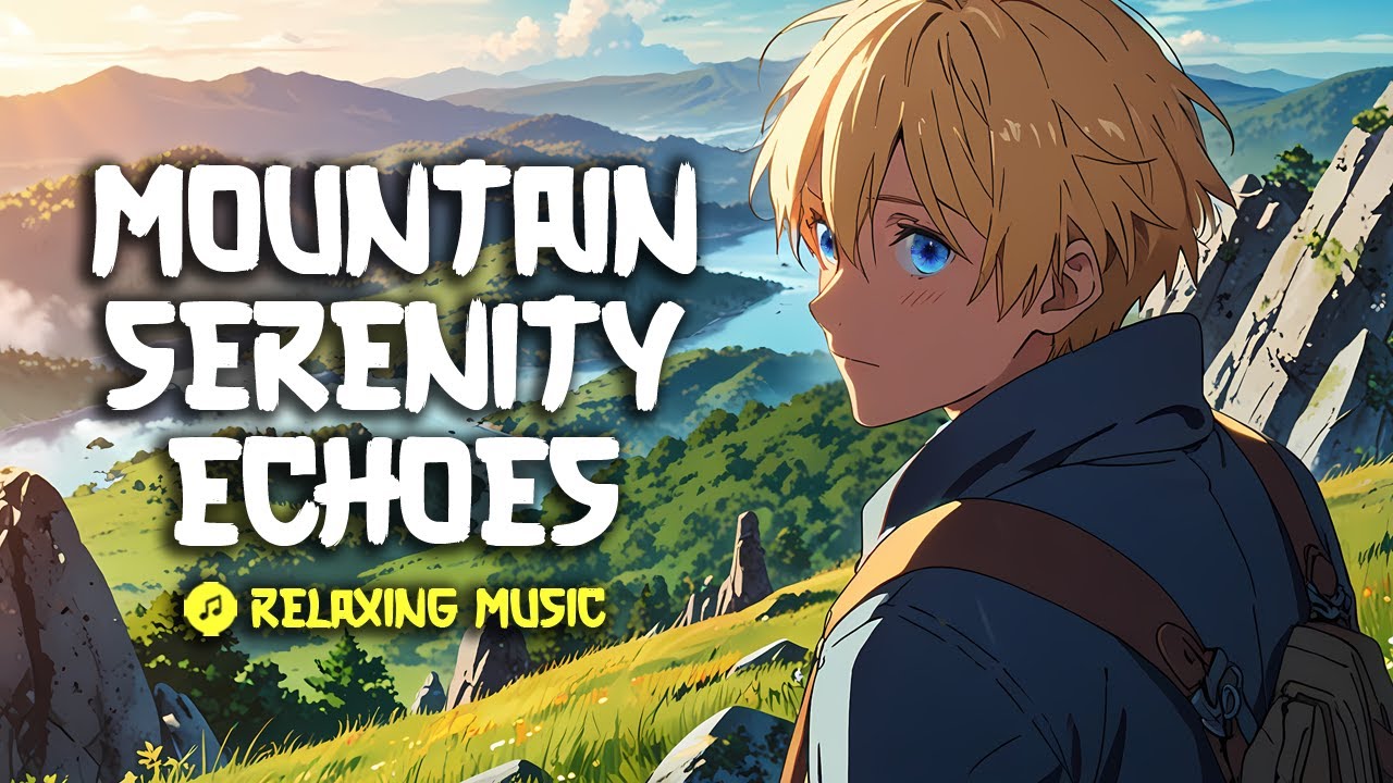 🏔️ Mountain Serenity Echoes – Majestic Anime Music for Calm Reflection