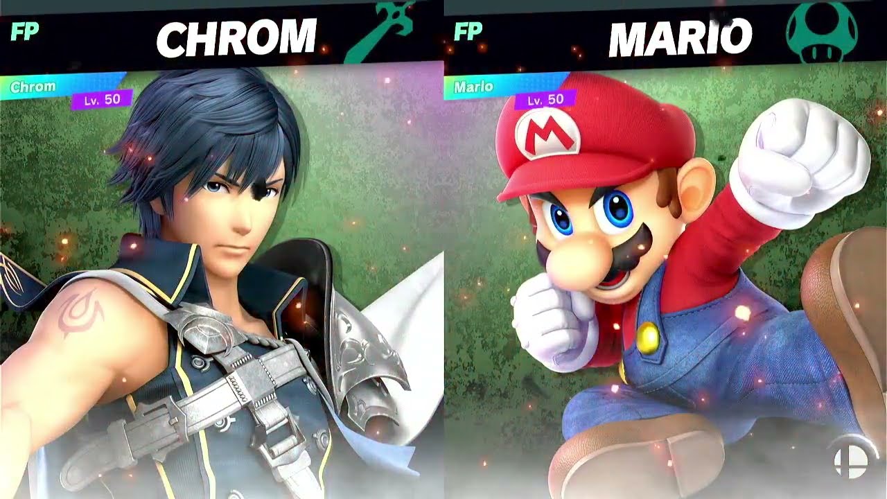 Super Smash Bros Ultimate Amiibo Fights Chrom vs the World #1 vs Mario