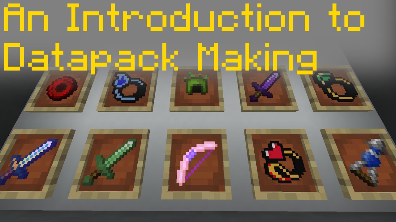An Introduction into Making Datapacks in Minecraft 1.16.2