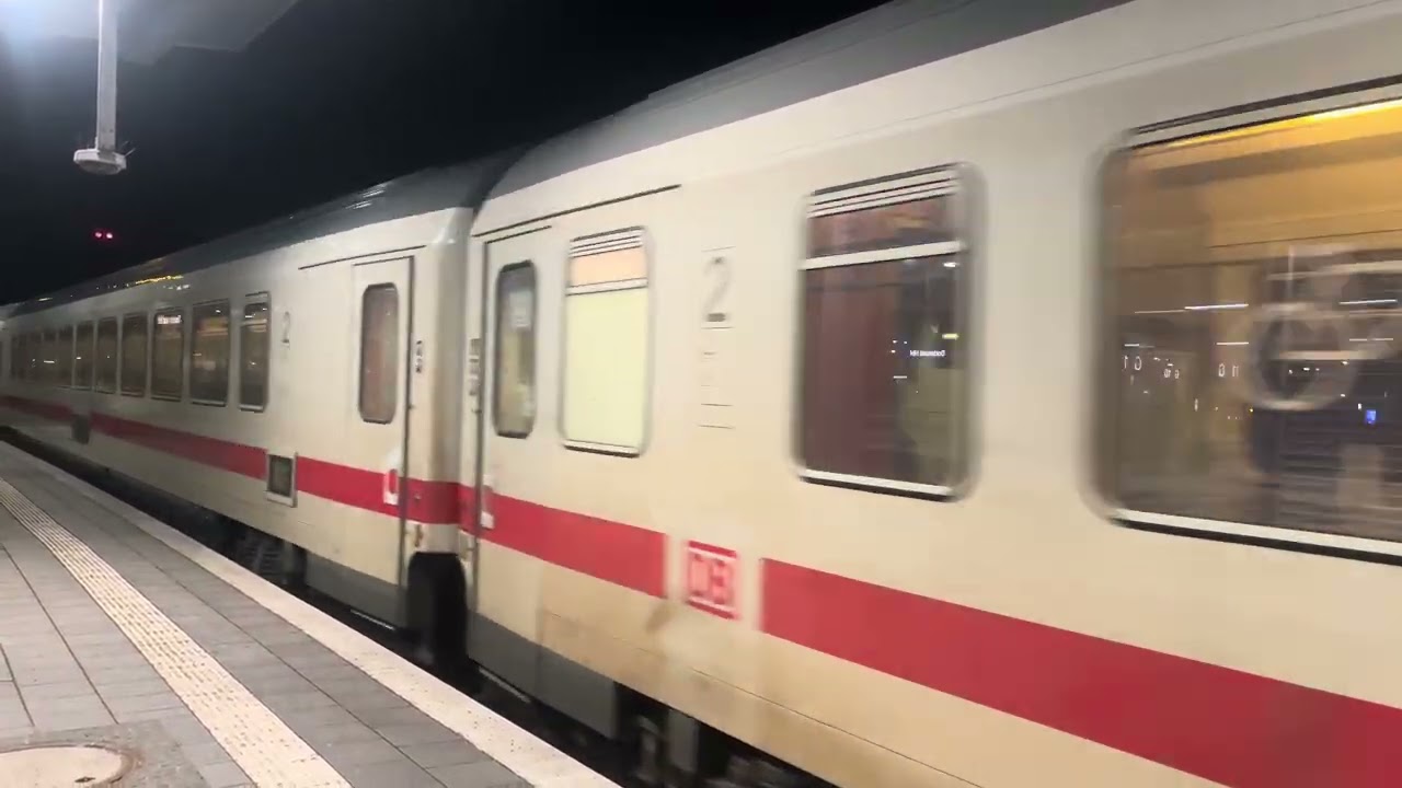 Einfahrt VOM IC 2012 Oberdorf Mit Der BR 101 127 mit IC1 Wagen 