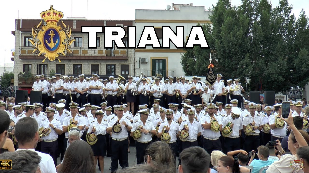 4K-Concierto BCT Tres Caidas de Triana en Bellavista| Hdad Dulce Nombre  2024|SEVILLA