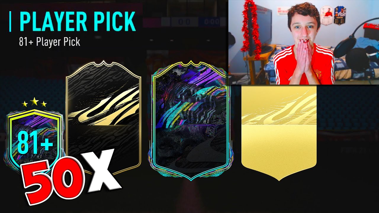 What do you get from 50x 81+ player pick packs... | FIFA 21 FUTURE STARS PACK OPENING