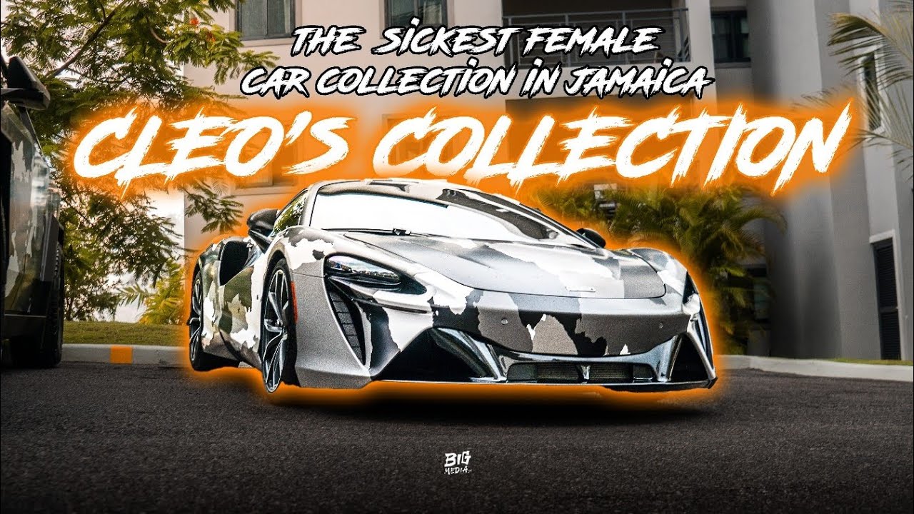 INSANE FEMALE OWNED CAR COLLECTION IN JAMAICA &  TLWRAPS X6 ROLLERS SHOOT COLLAB