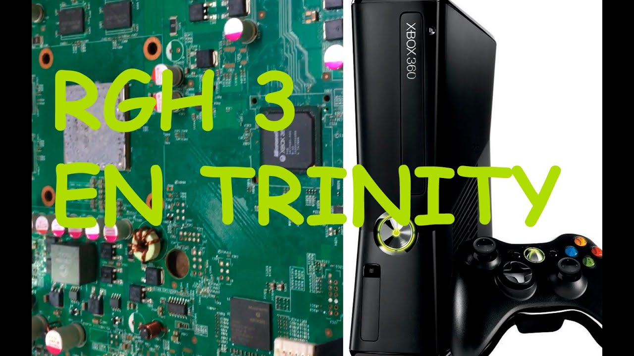 RGH 3 Trinity sin programador Fisico| Xbox 360 SLIM PLACA TRINITY| Sin lector de nand