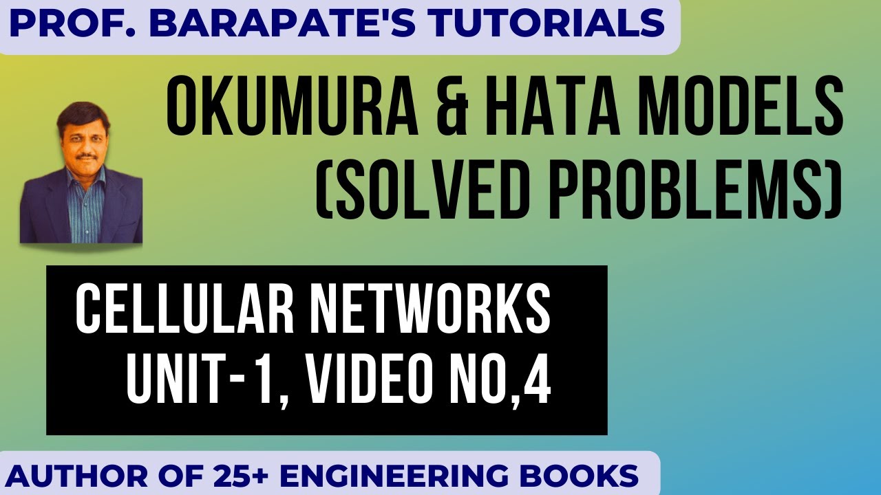 OKUMURA AND HATA MODELS (SOLVED PROBLEMS)