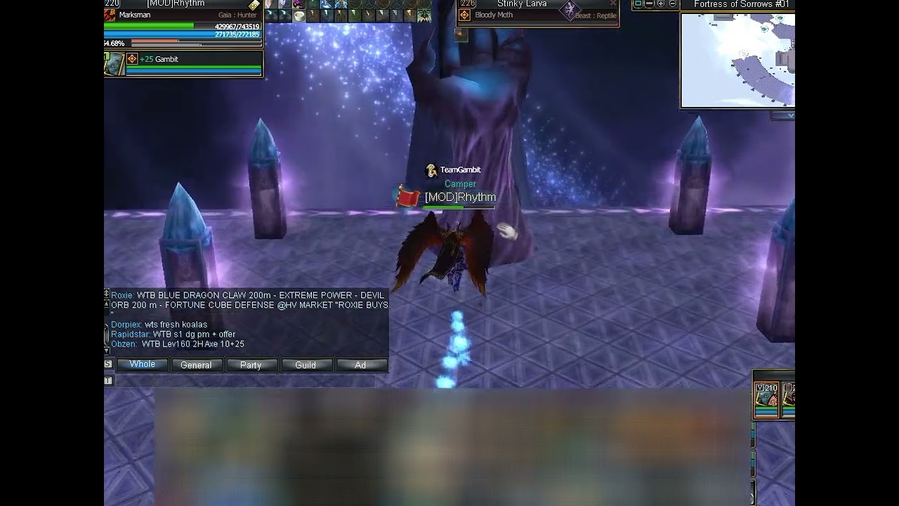Rappelz Gambit l Marksman Solo Fortress of Sorrow