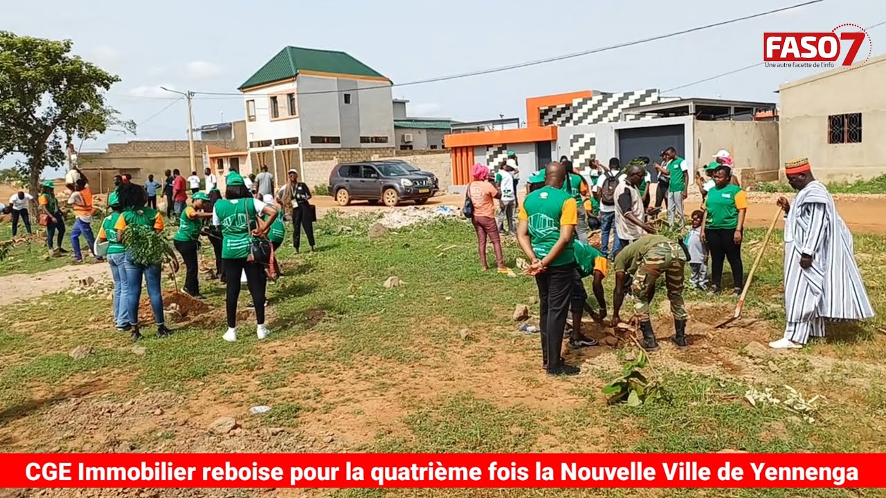 Burkina Faso : CGE Immobilier apporte plus de verdure à la Ville Nouvelle de Yennenga