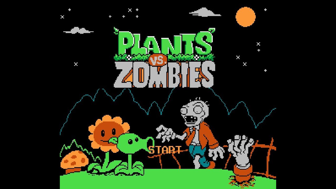 [NES/Famicom] Plants Vs. Zombies [Unlicensed] [Прохождение/Playthrough]