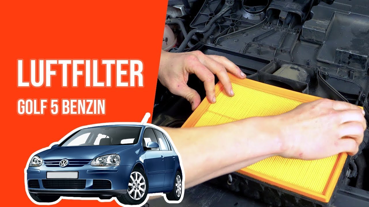 Wie GOLF 5 1.4i 16V Luftfilter wechseln 💨