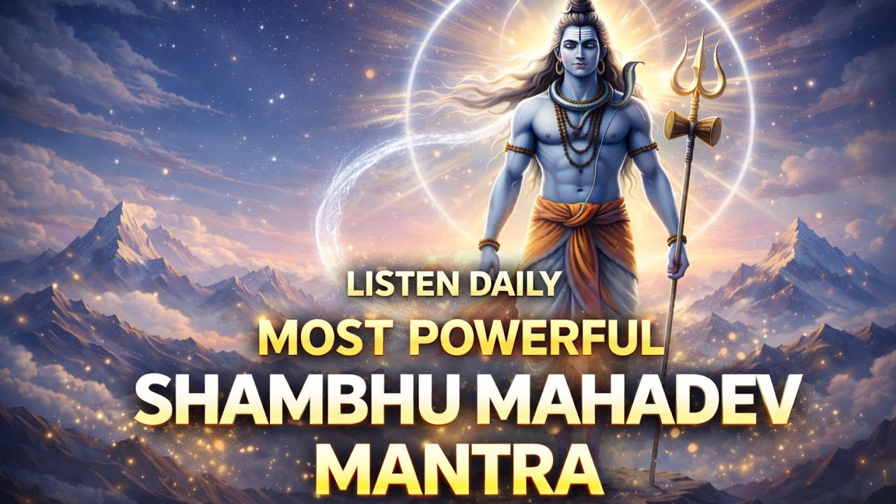 Listen Daily to Most Powerful Shambhu Mahadev Mantra | Attract Blessings | Divya Shruti