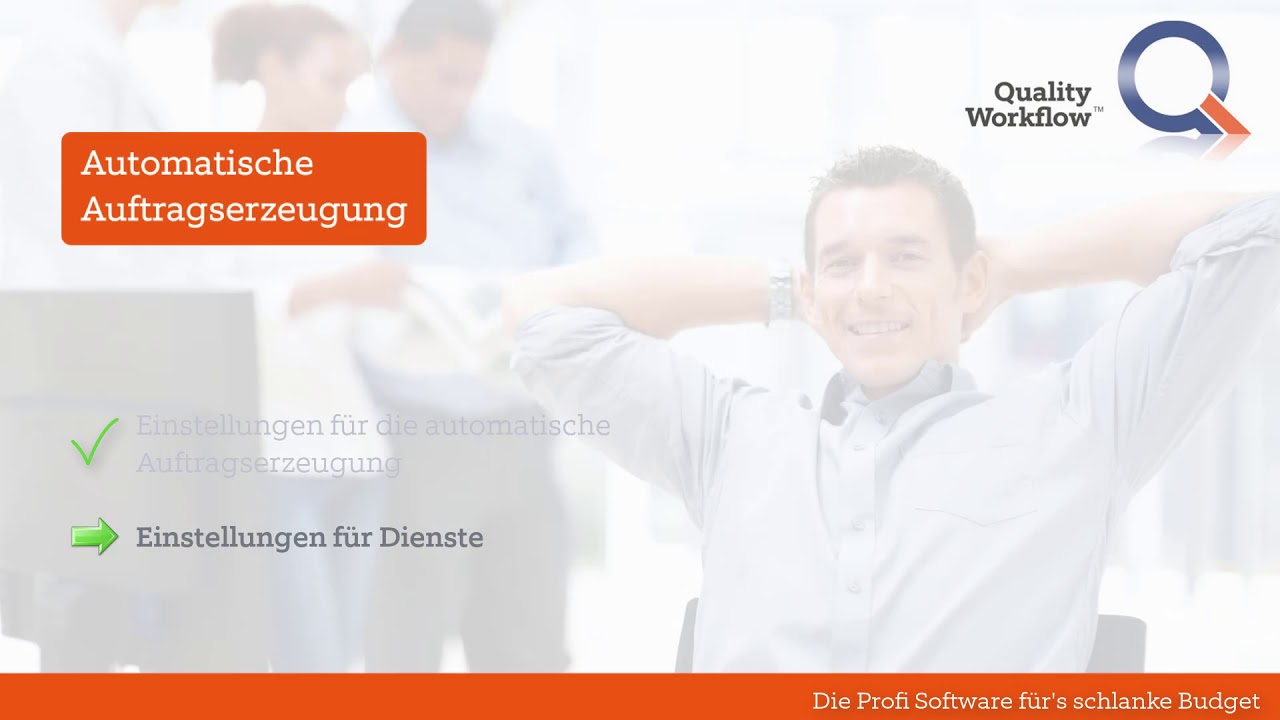 Automatische Auftragserzeugung