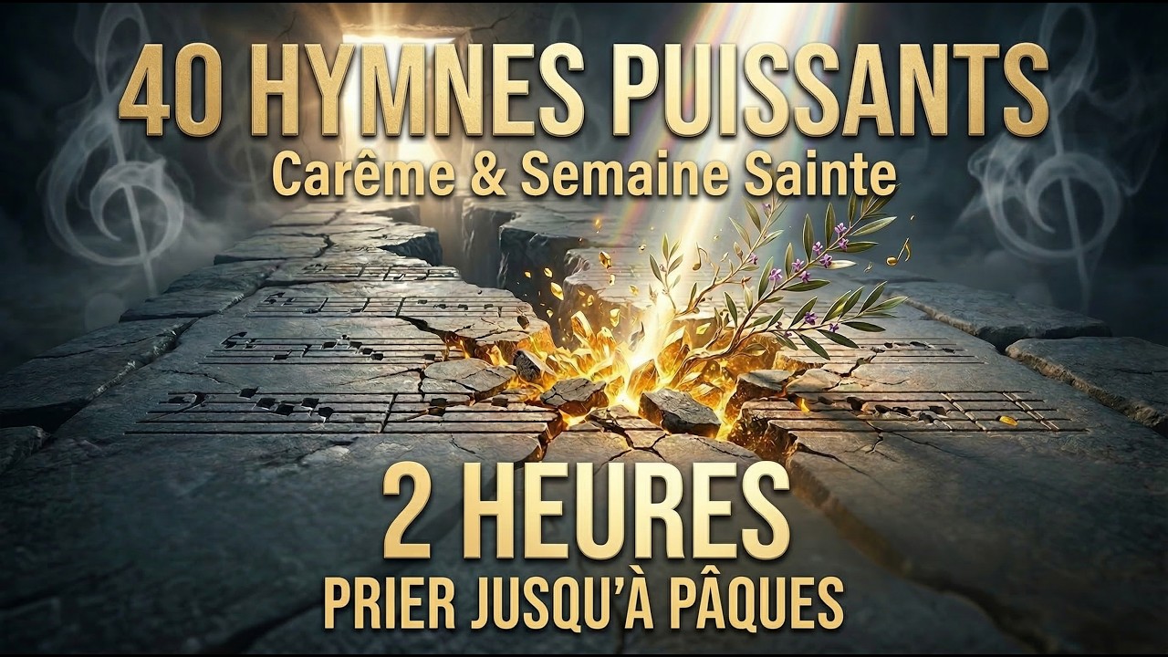 ✝️ 40 Chants de Carême puissants | 2H de Musique Chrétienne pour Prier jusqu’à Pâques
