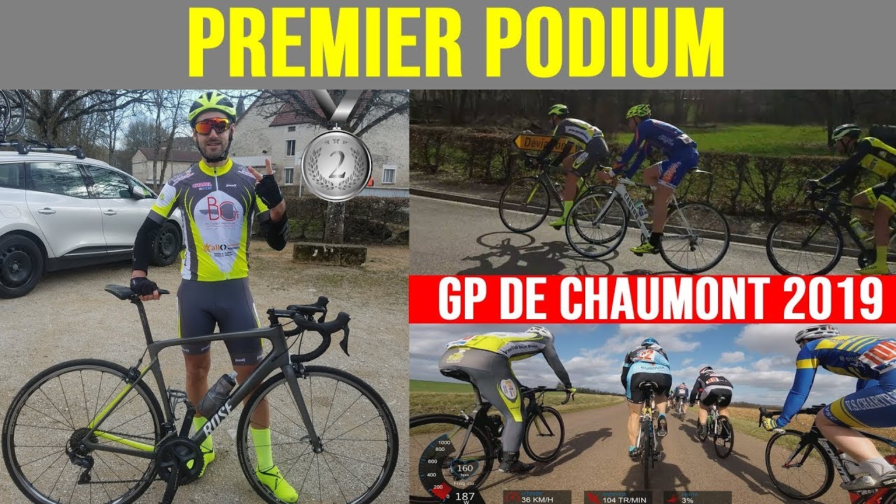 MON PREMIER PODIUM - GP DE CHAUMONT - COURSE CYCLISTE PASS FFC