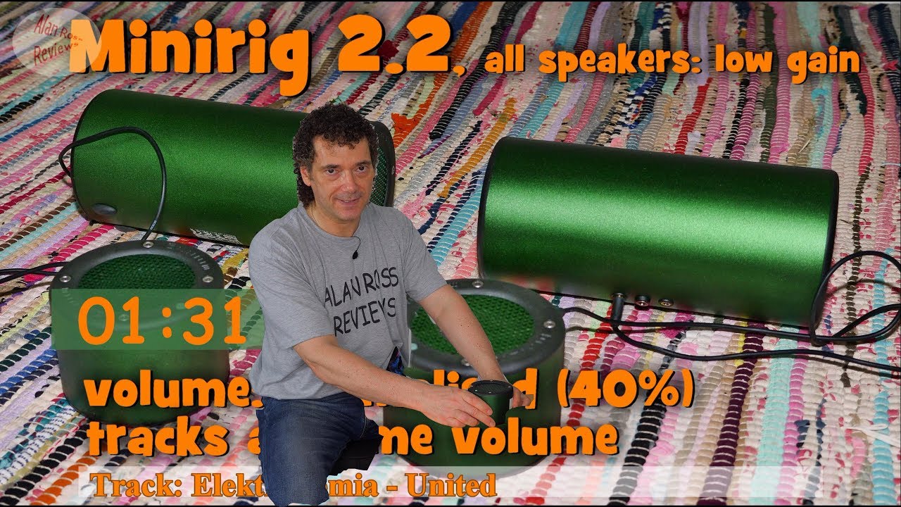 minirig v2 and subwoofer v2 review 2019 (Pasce ltd) - 2.2 and 1.1 minirig 2 system