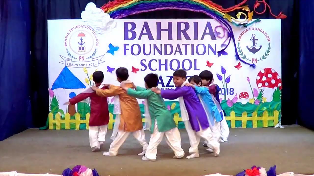 Punjabi Folk Bhangra 2018 - beautiful performance Bahria Foundation School HAZRO-Pakistan