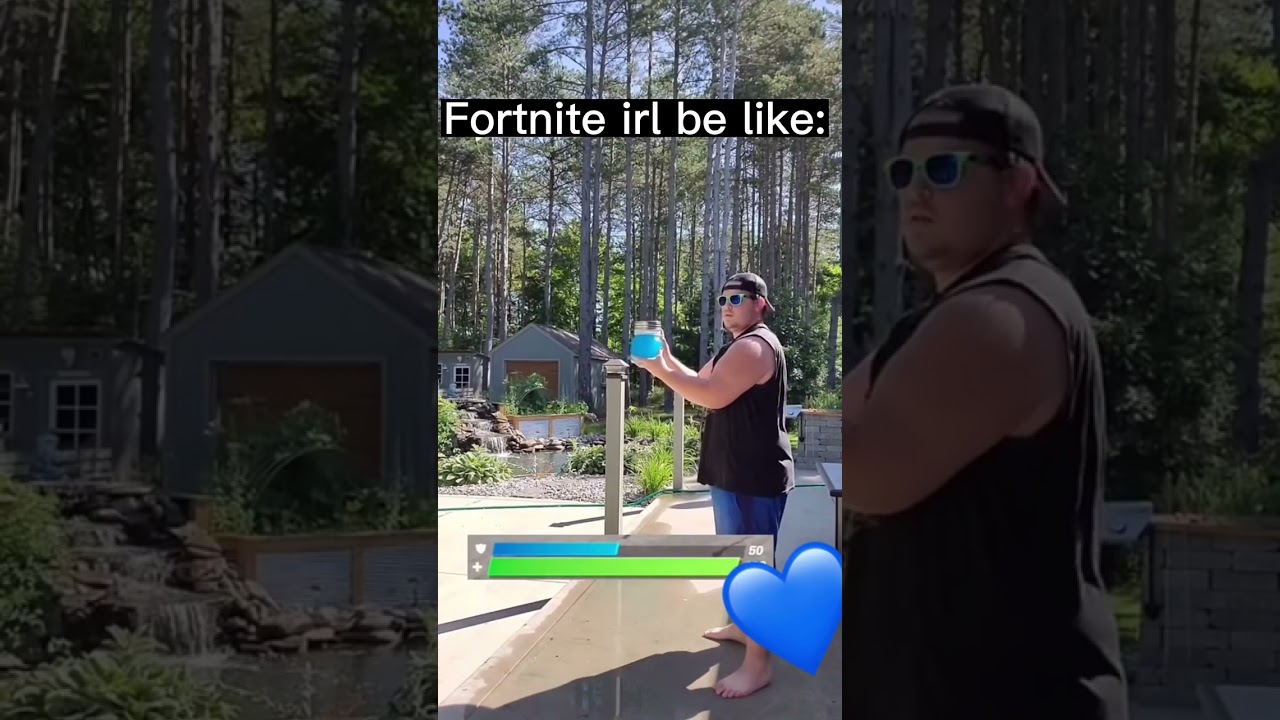 Shield Potion in REAL LIFE! 😂 #fortnite #shorts #gaming #fortniteclips #fortnitememes #fortnitebr