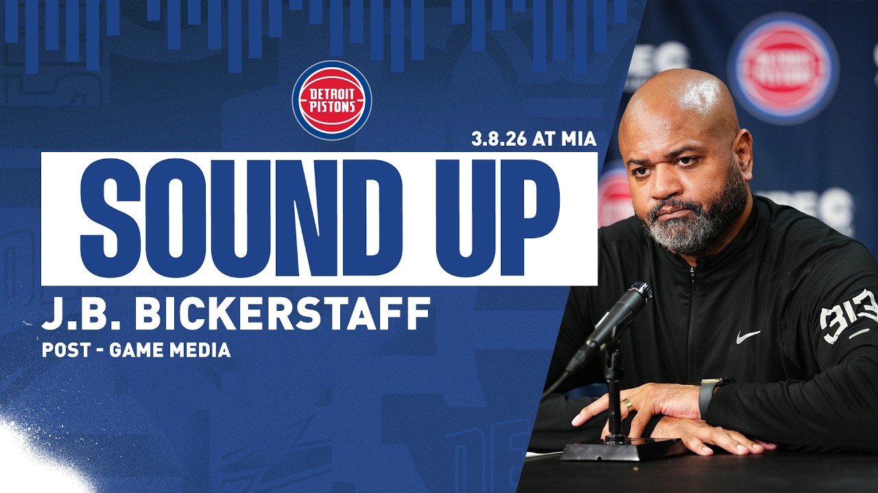 Post-Game Press Conference: J.B. Bickerstaff | Pistons vs. Heat&nbsp;| 03.08.26