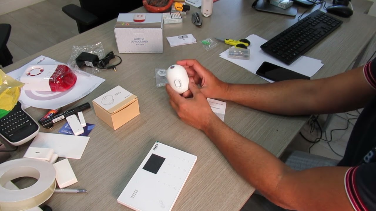 Sensore di movimento PIR wireless da Esterno, Dadvu DV-PR120, per Allarmi Dadvu DV-1A3G e DV-2AT