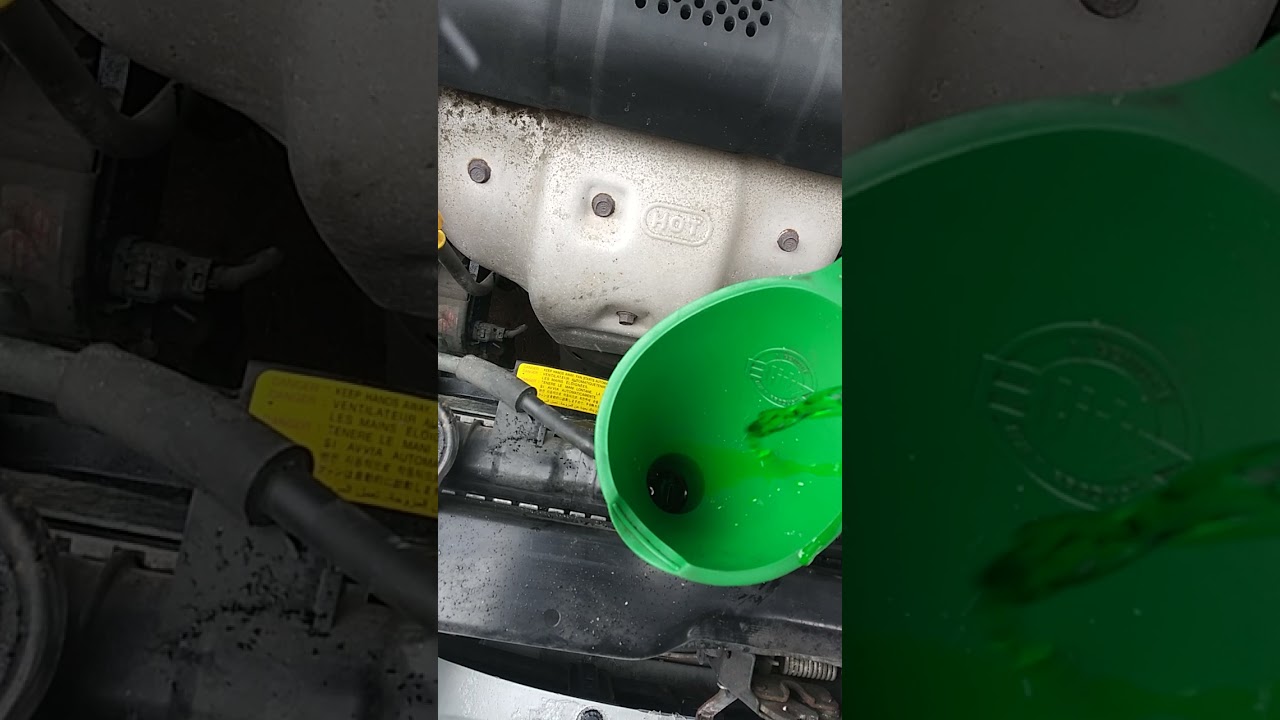 how to add coolant/antifreeze to hyundai elantra 2002