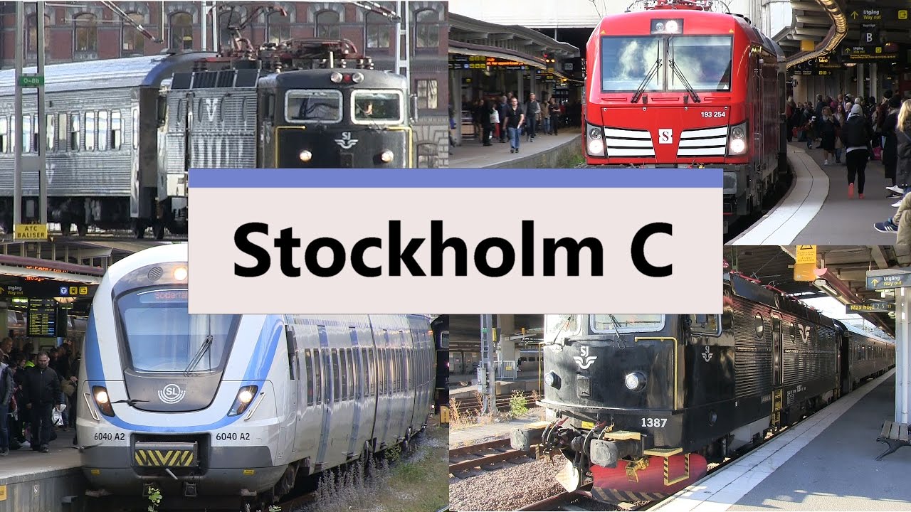 Lokt&aring;g och Pendelt&aring;g vid Stockholm Central