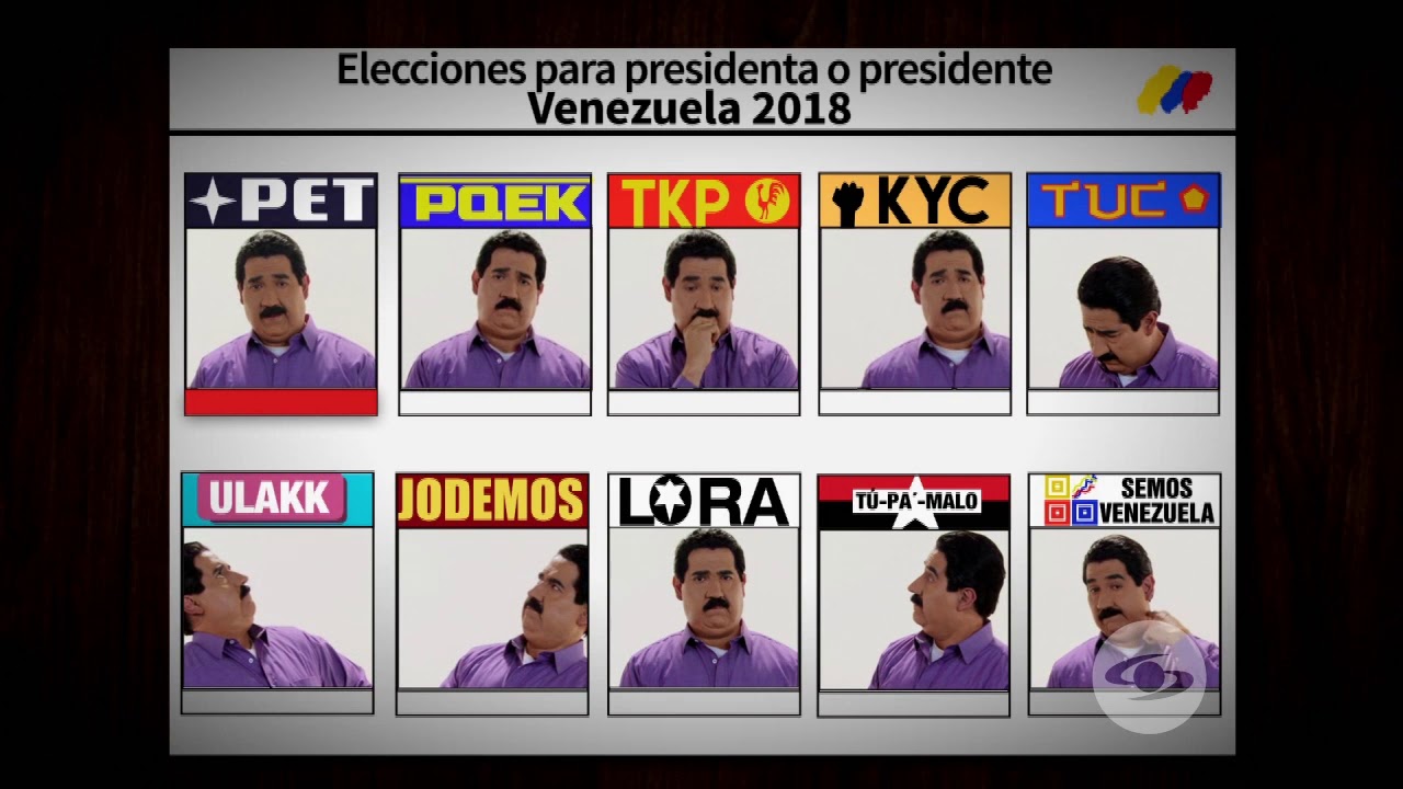 Así es el tarjeton venezolano al estilo Voz Populi Te Ve | Voz Populi Te Ve