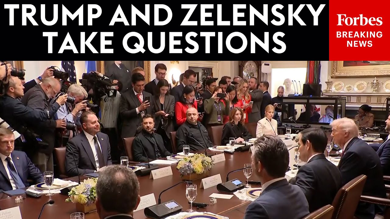 BREAKING NEWS: Trump And Zelensky Take Questions From Reporters During White House Meeting