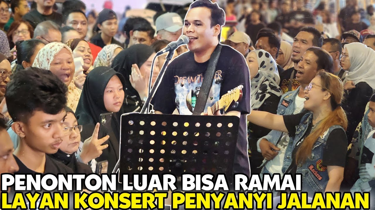 Penonton Penuh semangat Tepuk tangan Bila Bob Bawak lagu joget dangdut dan Hindustan