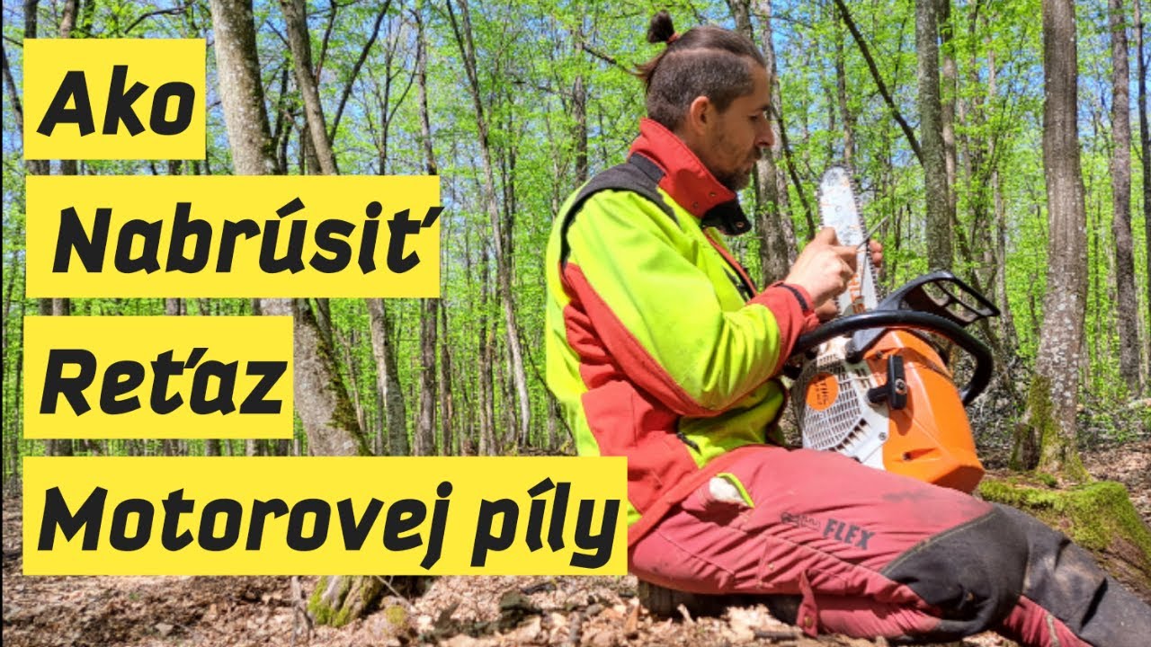 Ako nabrúsiť reťaz motorovej píly, Príručka pre začiatočníkov, Stihl ms 462, Brúsenie reťaze, Amles