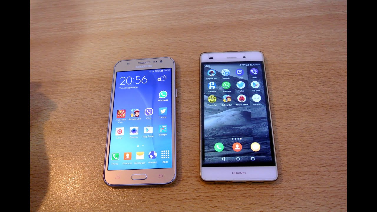 Samsung Galaxy J5 vs Huawei P8 Lite - Full Comparison HD