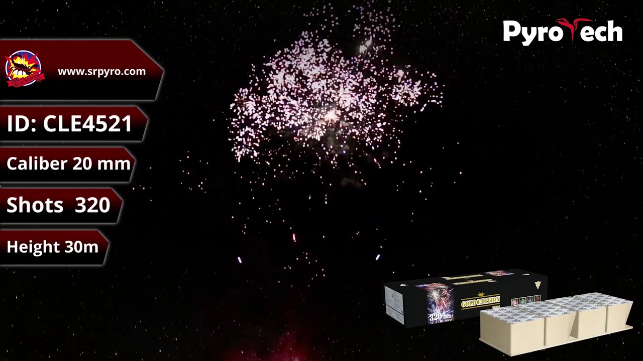 POKAZ FAJERWERK&Oacute;W GOLD EDITION 2224 - CLE4521 - SRPYRO