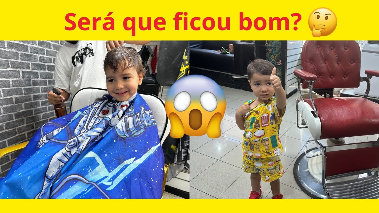 Henri cortando o cabelo no indiano 😱 O resultado surpreendeu!